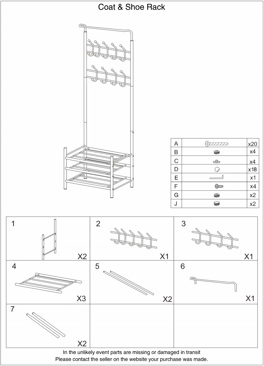 Wholesale Metal Home Furniture Clothes Display with Shoe Rack for Home/Hotel/Clothes Shop