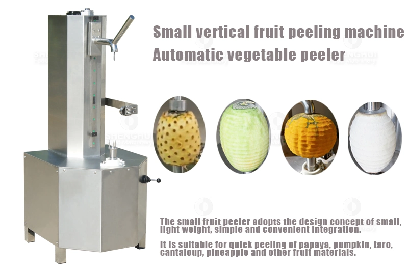 Automatic Fruit Peeling Machine Desktop Supermarket Vegetable Peeler Watermelon Peeling Equipment