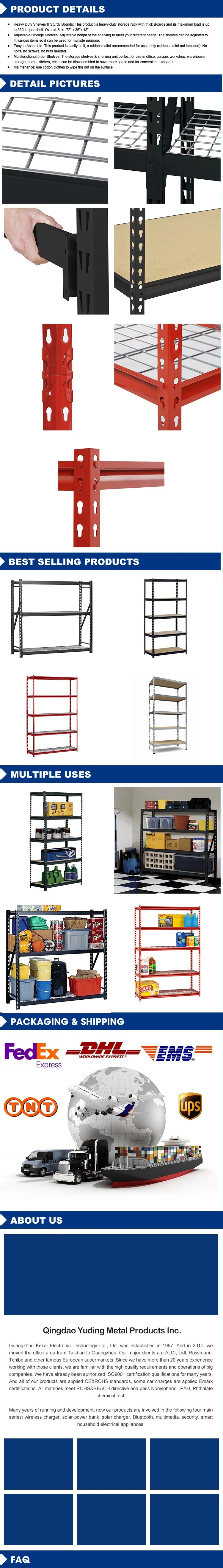 China Supplier Customized Light Duty Slotted Angle Steel Shelving Metal Shelves Unit Racks