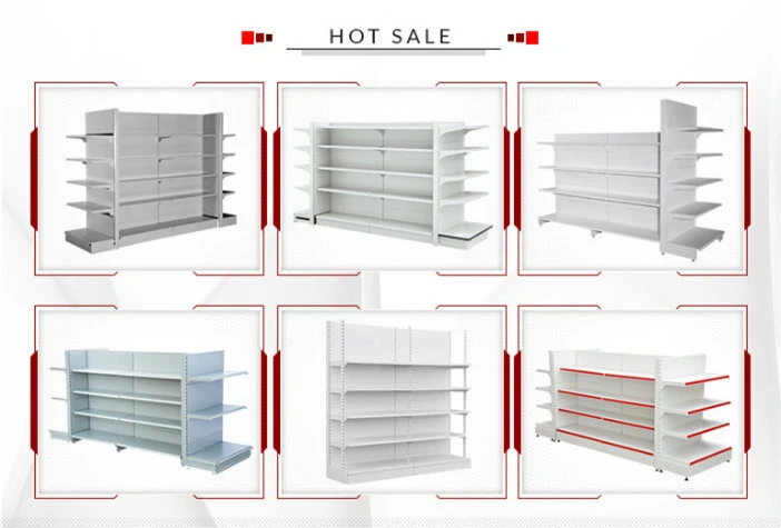 Wholesale Supermarket Hypermarket Metal Display Store Gondola Shelf