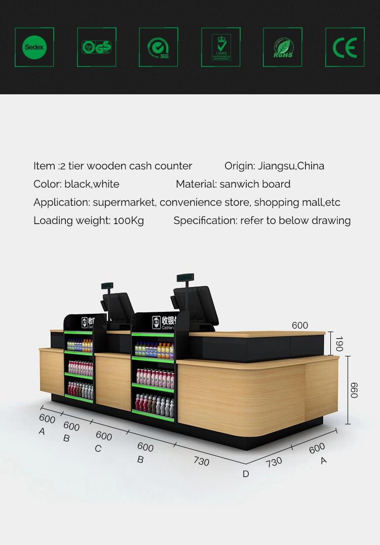 Retail Convenience Store Checkout Counter Shop Design Cashier Counter